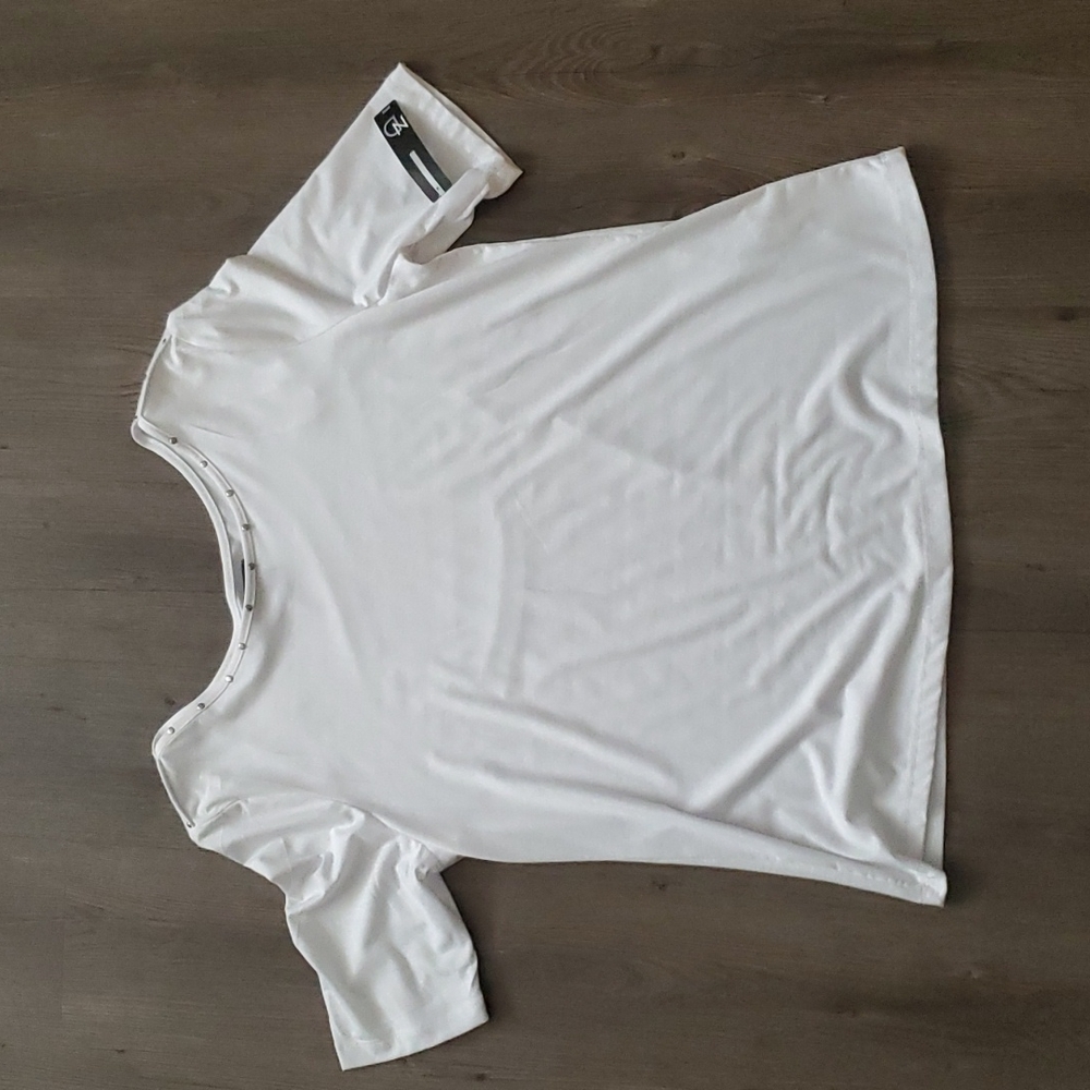 New Directions White Blouse PXL NWT